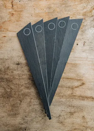 Abstract Slate Plant Markers