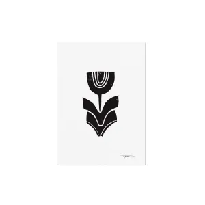 Abstract Tulip I Mini Block Print