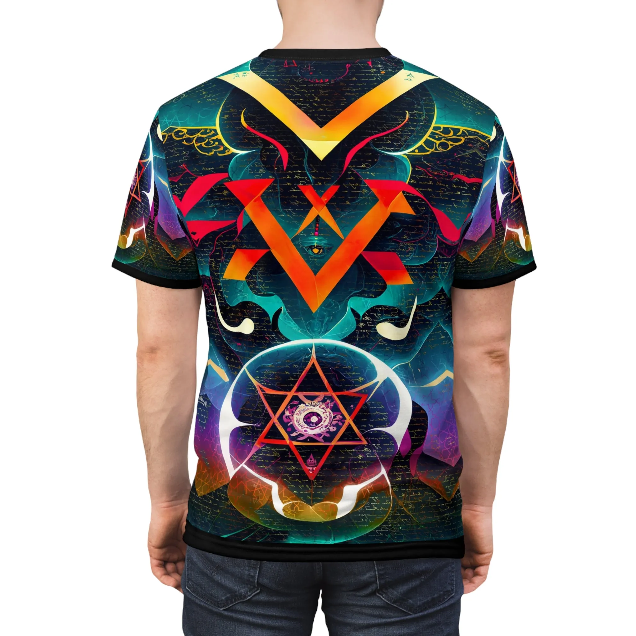 Abstract Unisex T-Shirt All over Print Tee Star of David Unisex T-Shirt | D20197