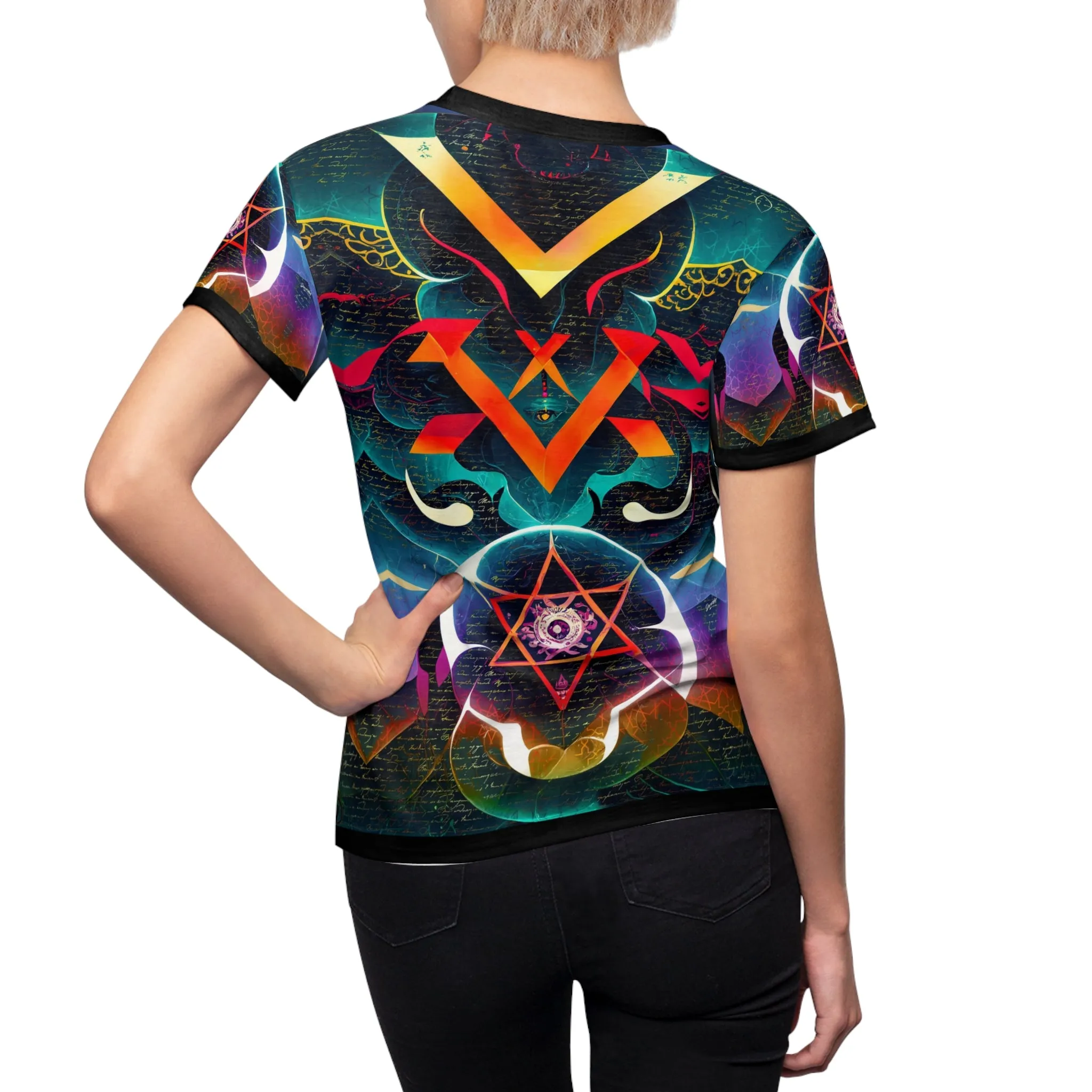 Abstract Unisex T-Shirt All over Print Tee Star of David Unisex T-Shirt | D20197