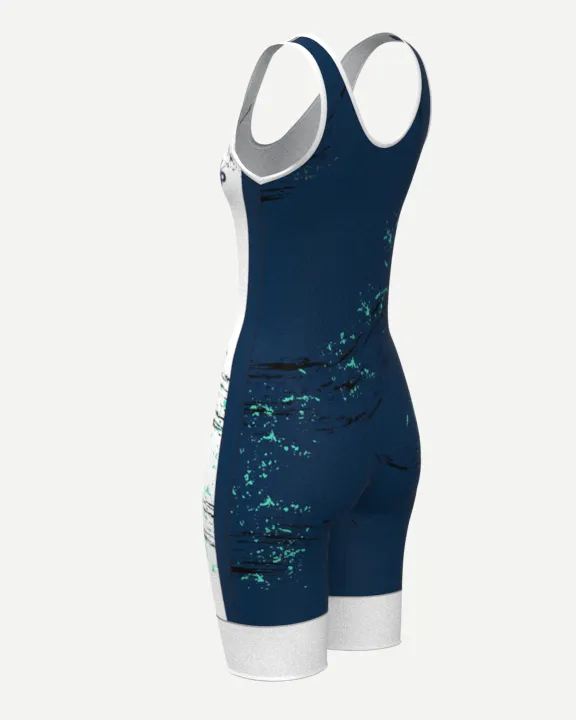 Abstract Wrestling Singlet Women