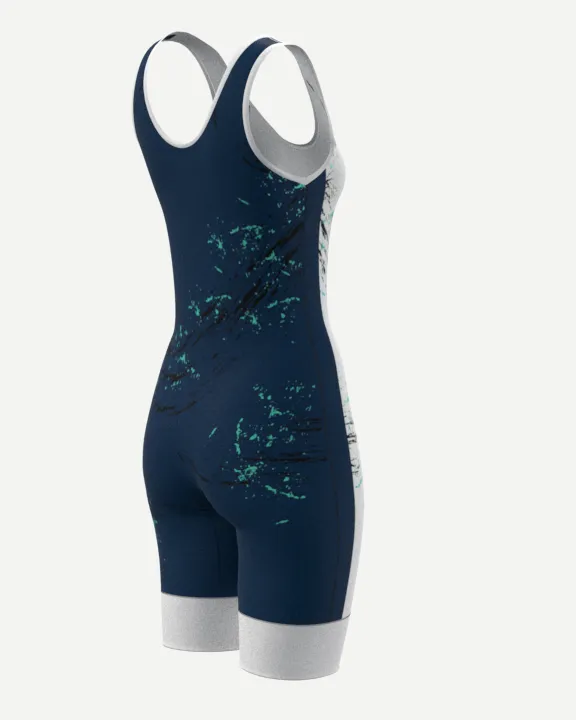 Abstract Wrestling Singlet Women