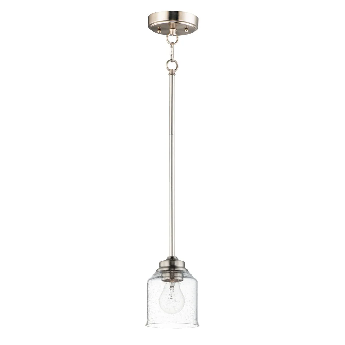 Acadia 6 in. Pendant Light Nickel Finish