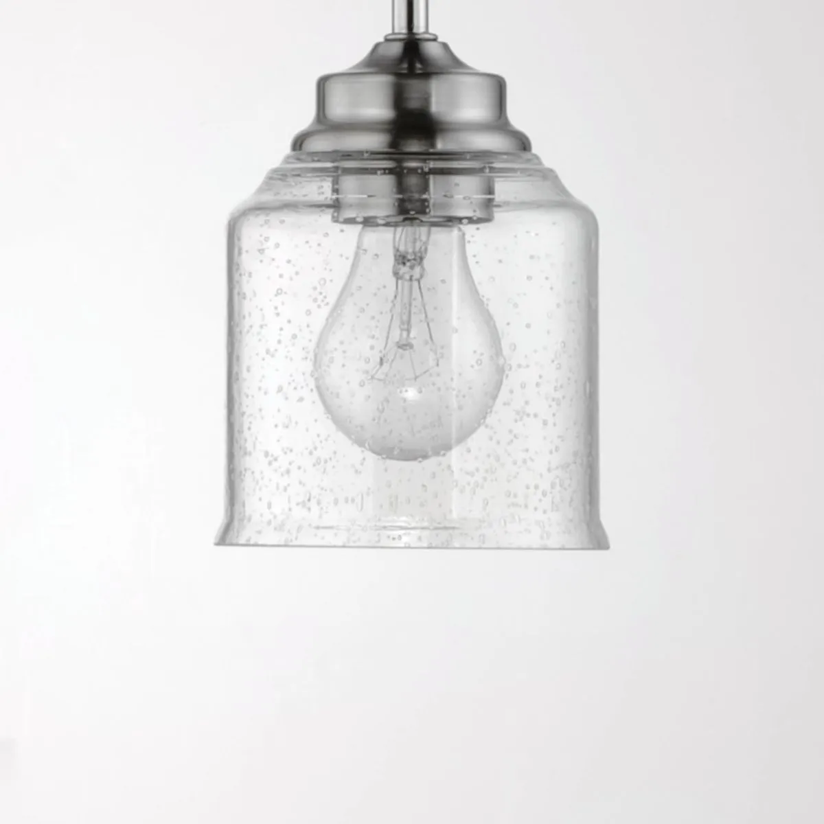 Acadia 6 in. Pendant Light Nickel Finish