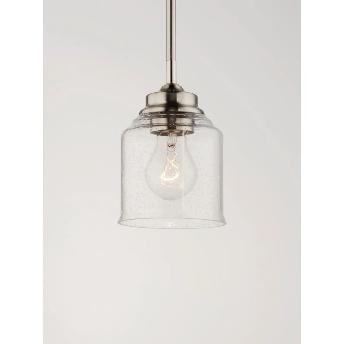 Acadia 6 in. Pendant Light Nickel Finish