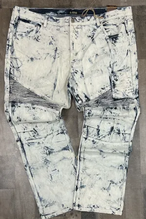 Access - ice gray moto jeans