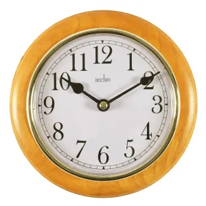 Acctim Maine 20cm Wall Clock in Cherry