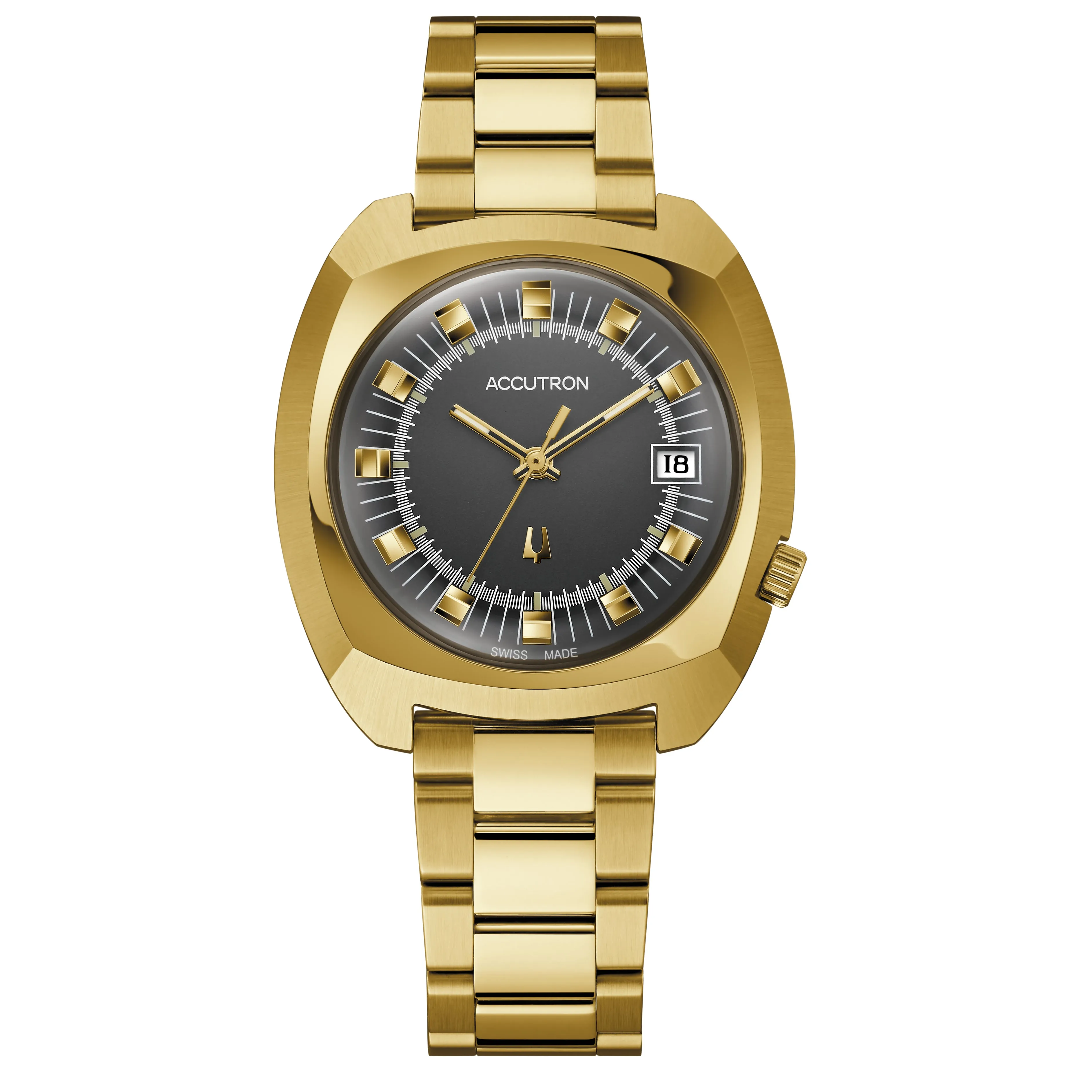 Accutron Legacy Automatic Gold Tone "261" 1971 Watch 38.5mm Limited