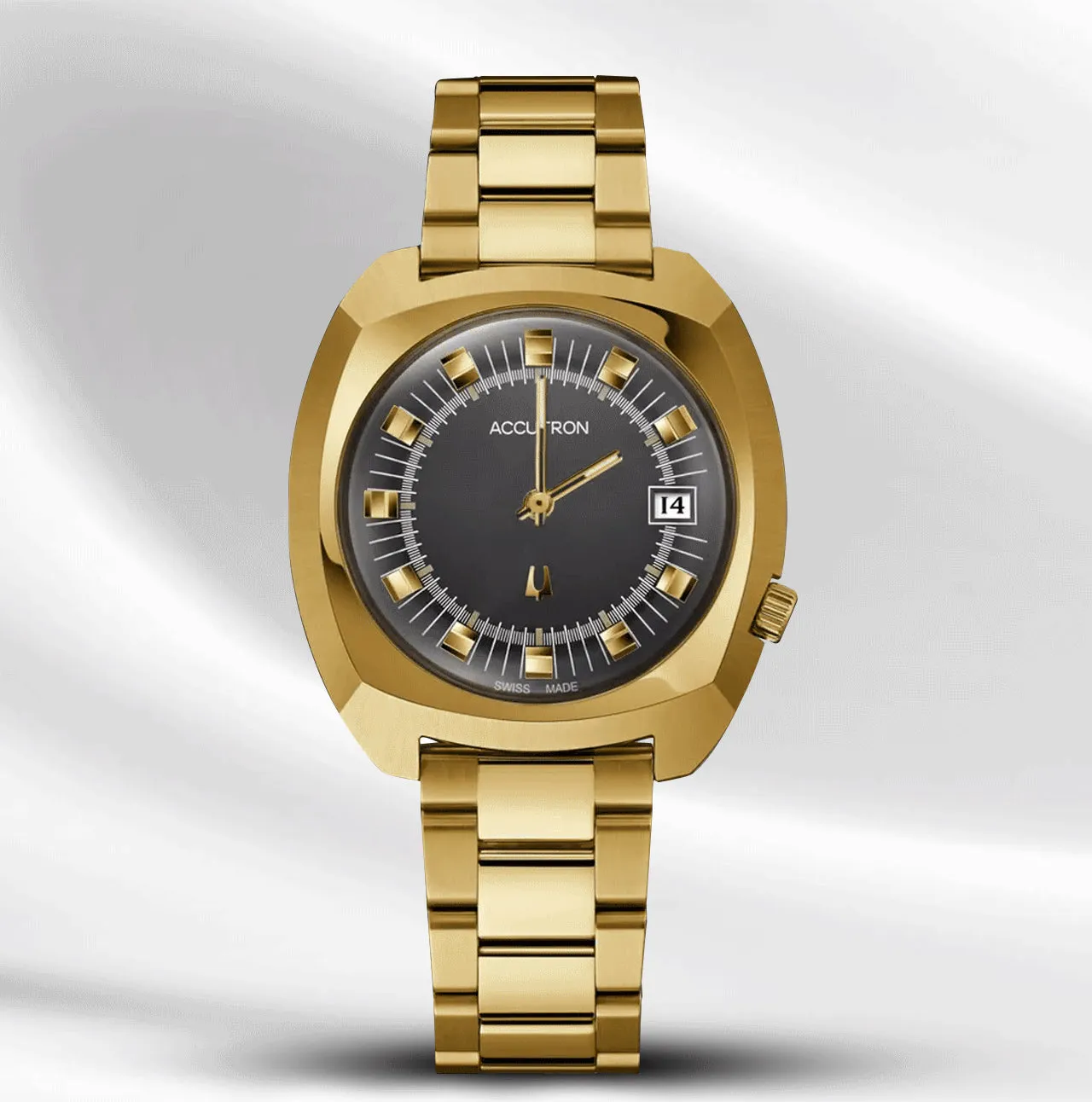 Accutron Legacy Automatic Gold Tone "261" 1971 Watch 38.5mm Limited