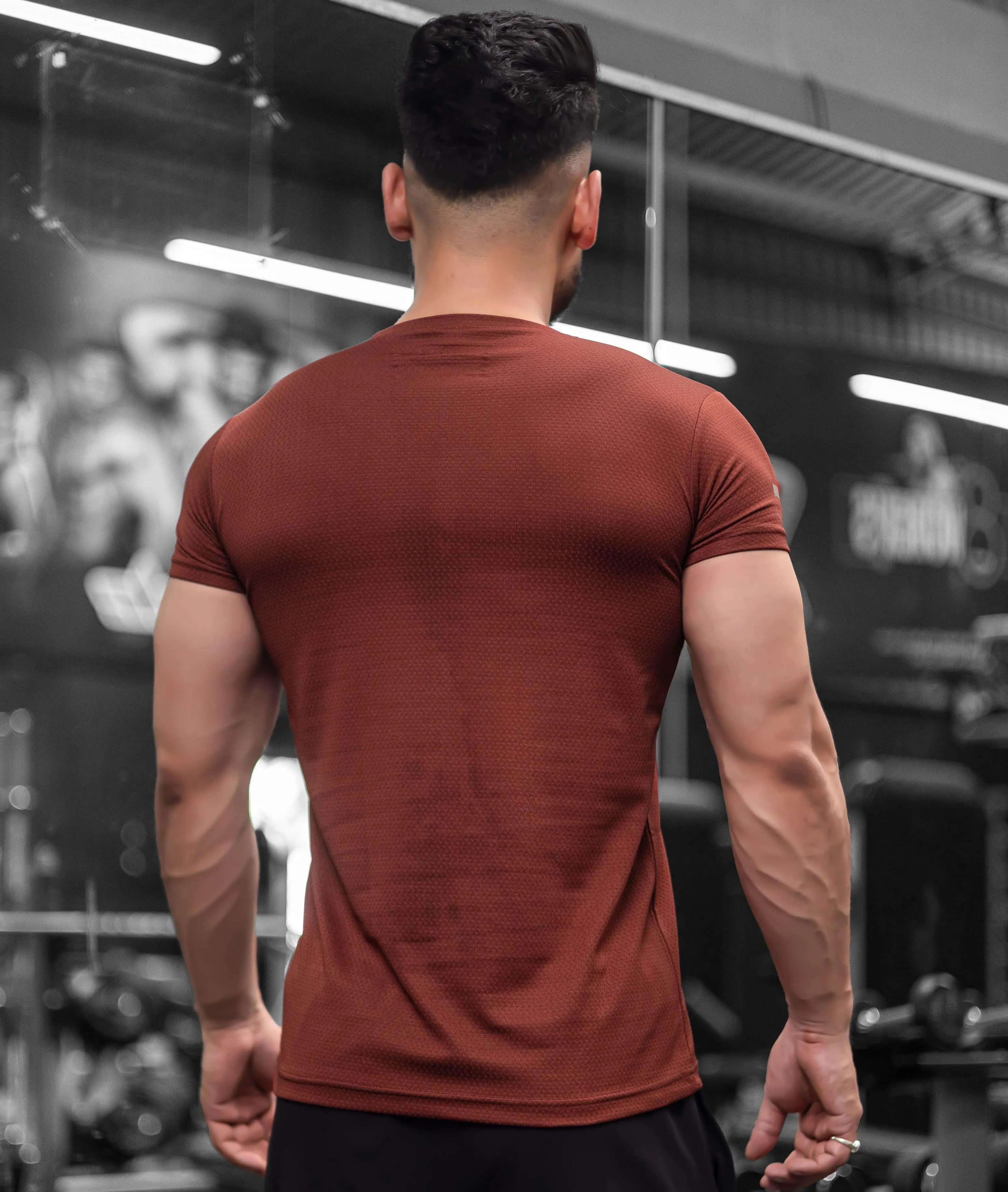 Ace GymX Tees: Rust Red