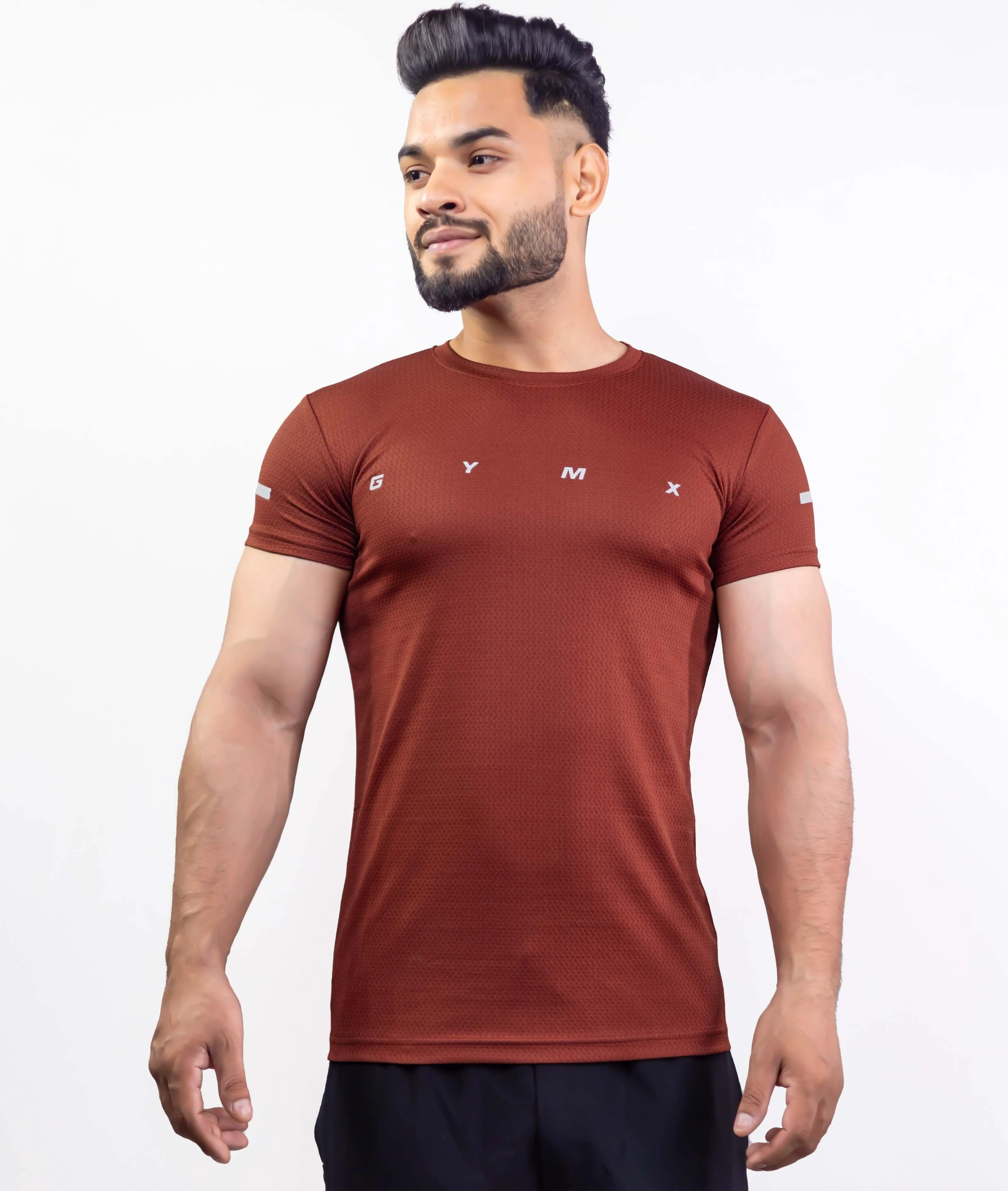 Ace GymX Tees: Rust Red