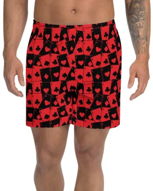 Ace Of Hearts Athletic Shorts