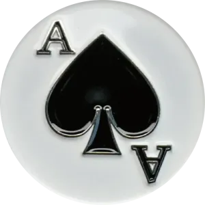 Ace of Spades | Magnetic Hat Pin