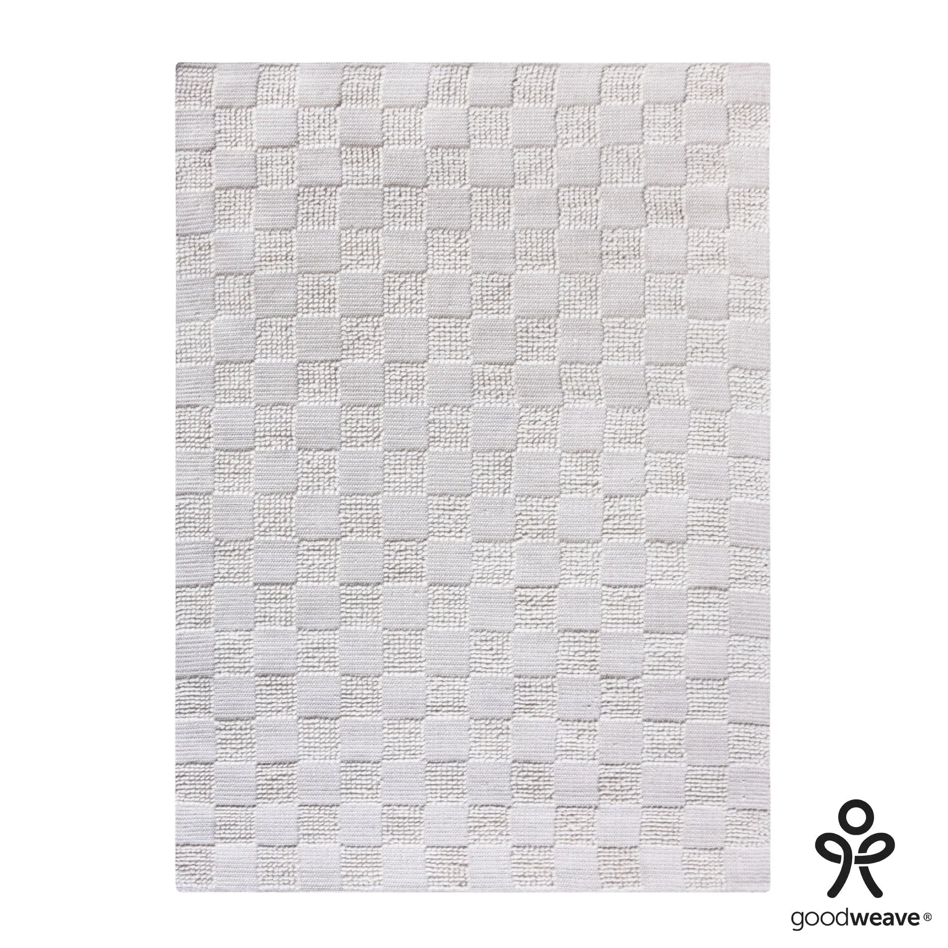 Acle Hand Woven Wool Rug - Ivory