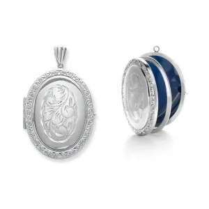 Acotis Silver Locket Oval Family G6588