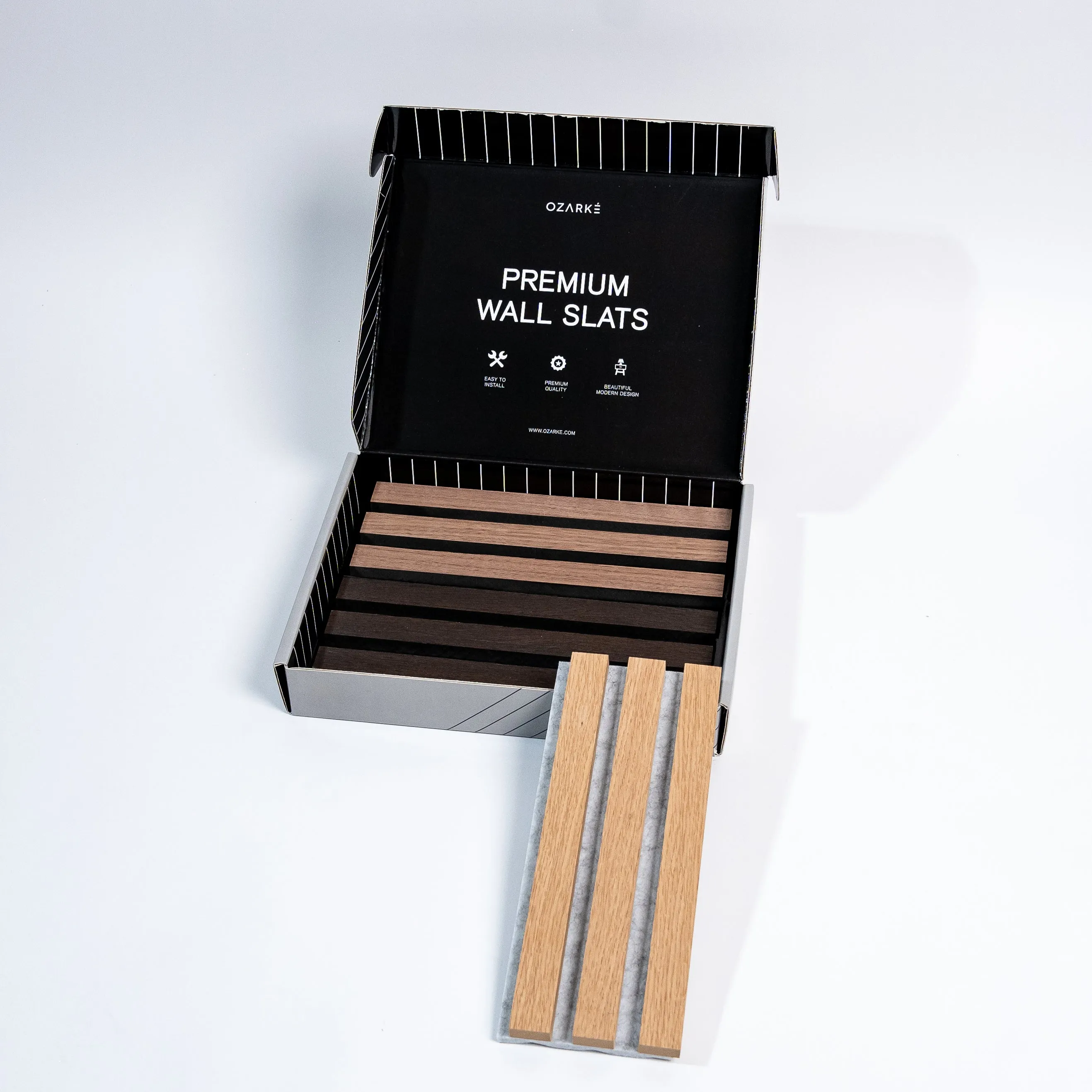 Acoustic Wooden Wall Slat Panel Sample Box