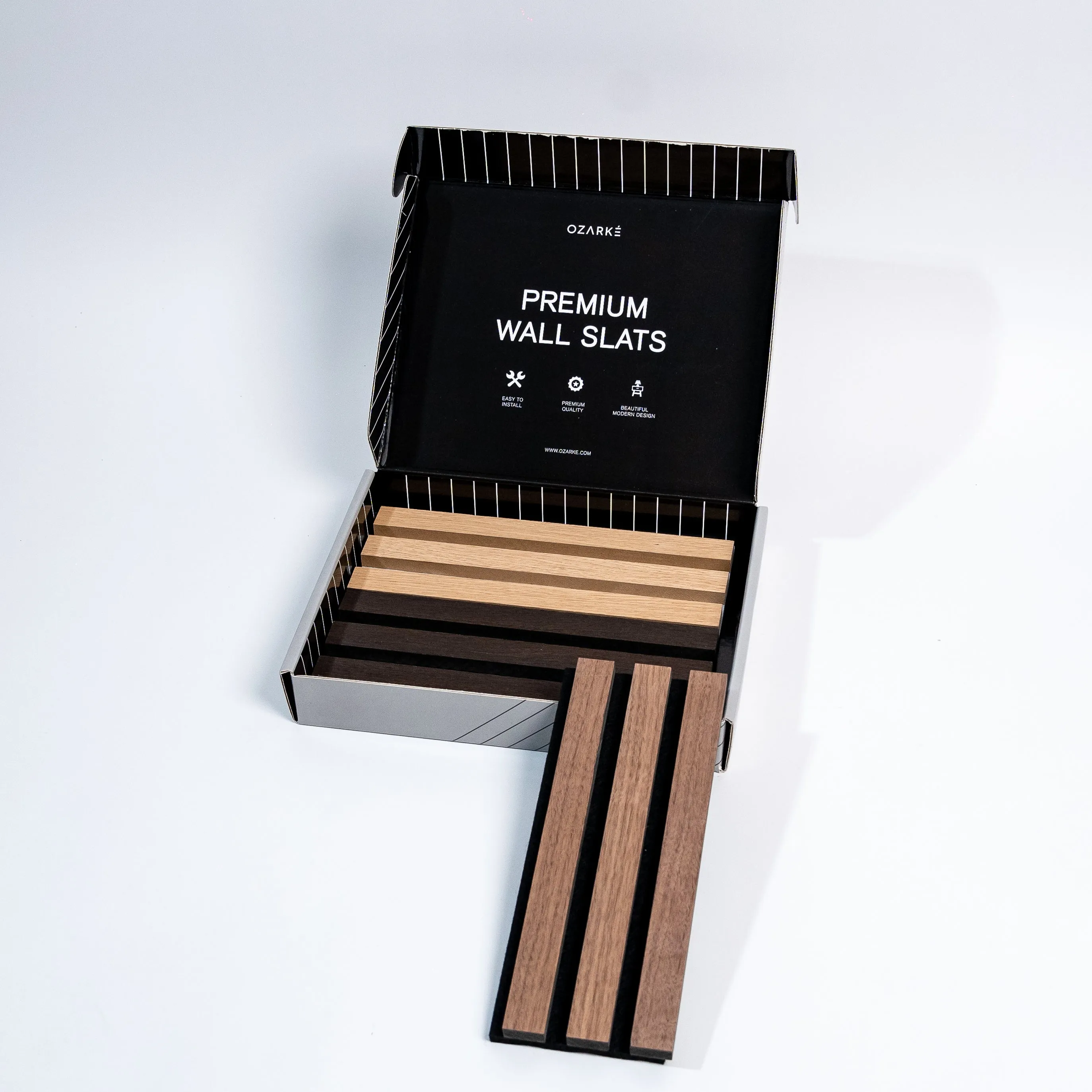 Acoustic Wooden Wall Slat Panel Sample Box