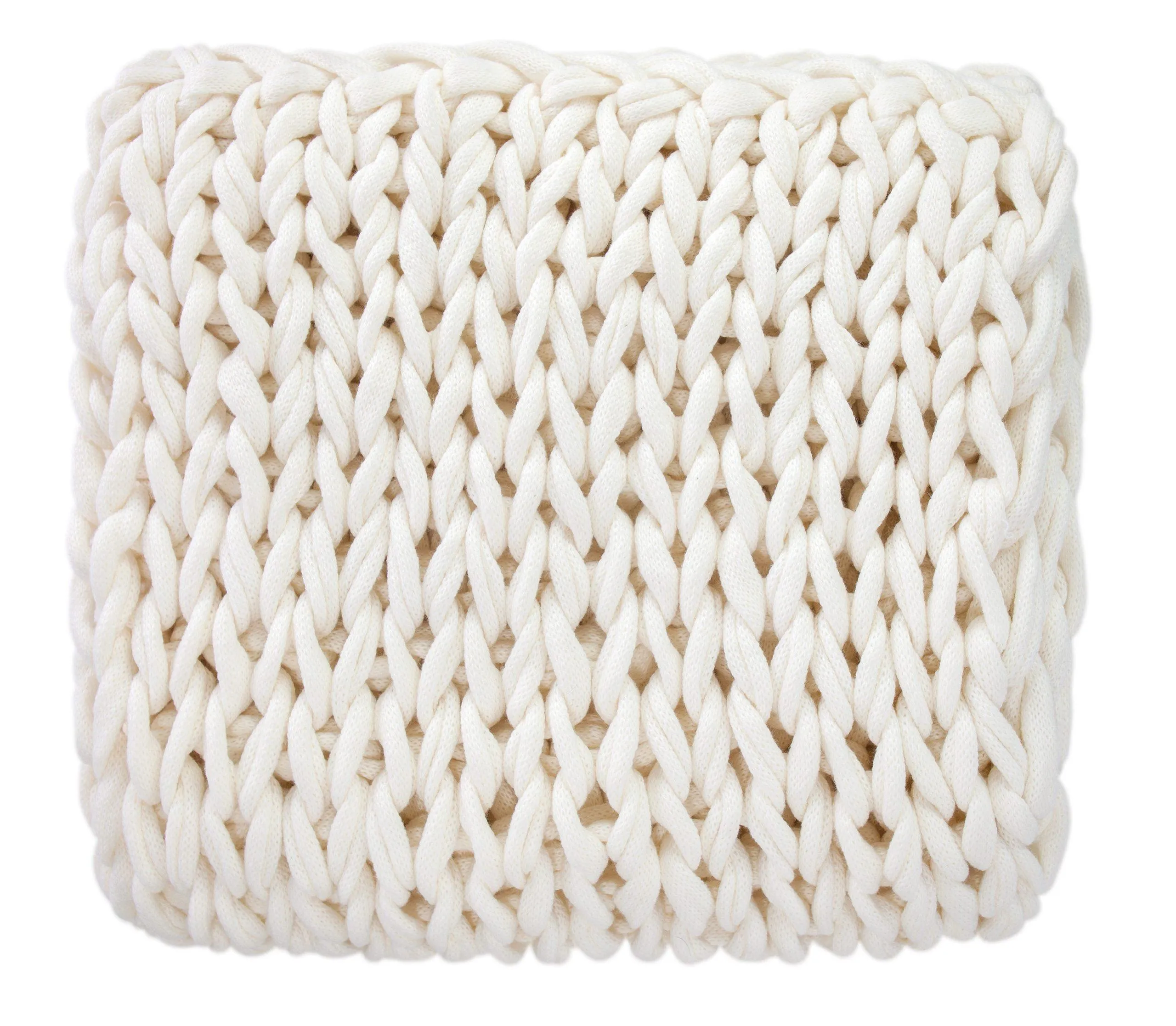 Acrylic Delray Cable Throw