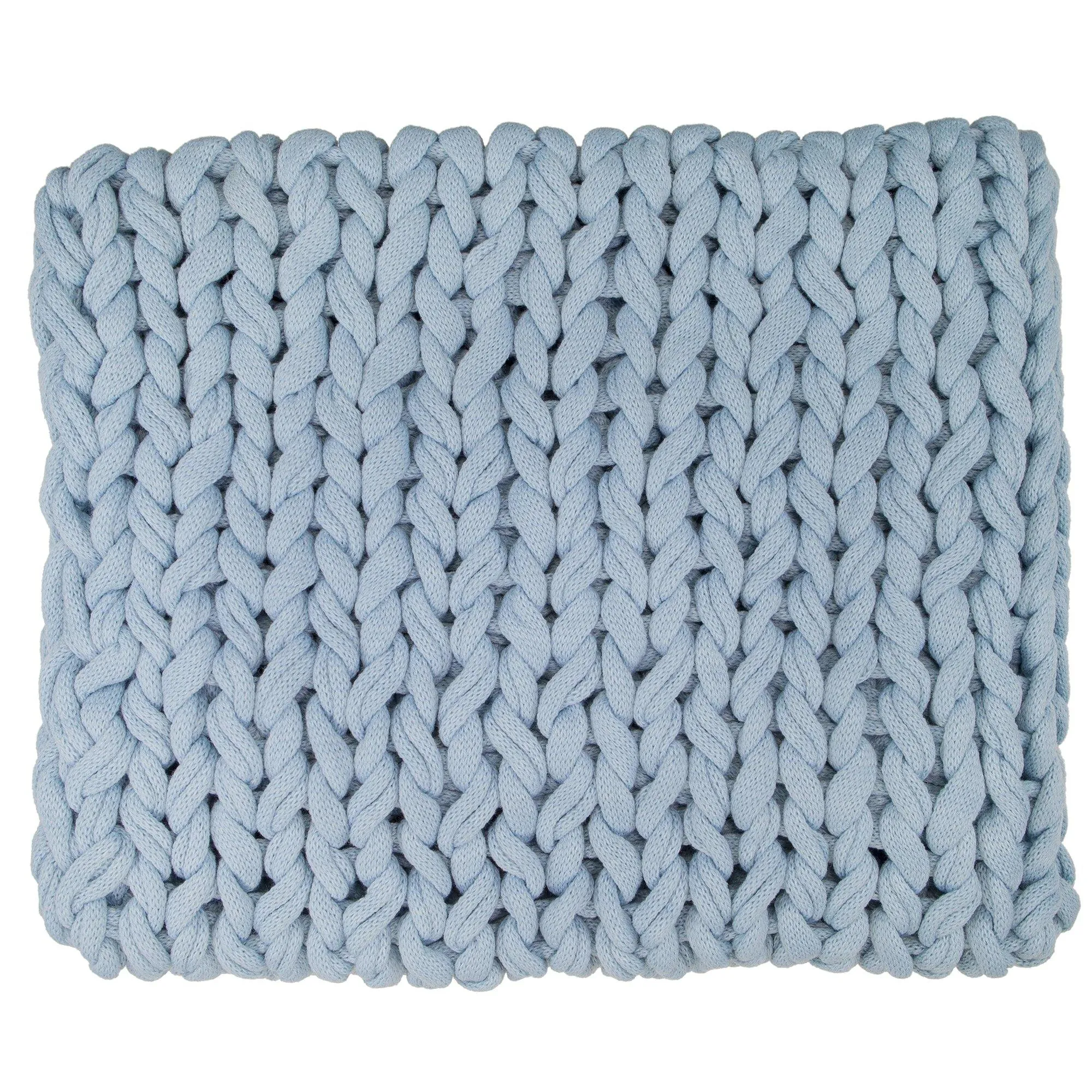 Acrylic Delray Cable Throw