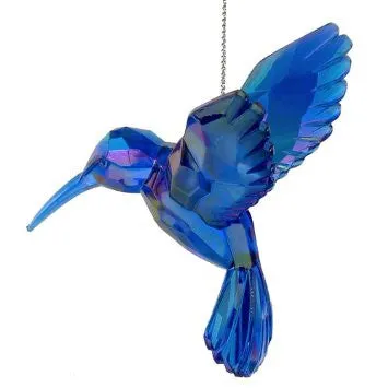 ACRYLIC HUMMINGBIRD ORNAMENT