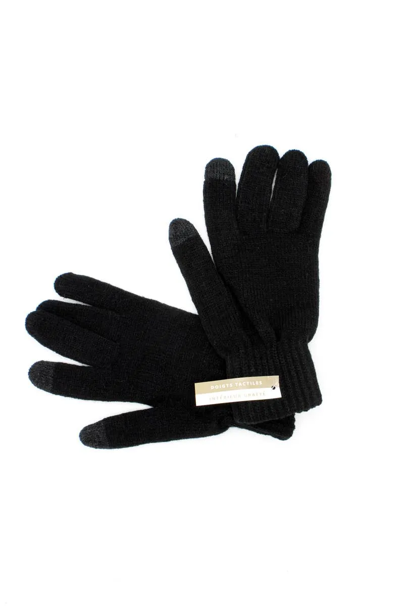 Acrylic touch screen gloves