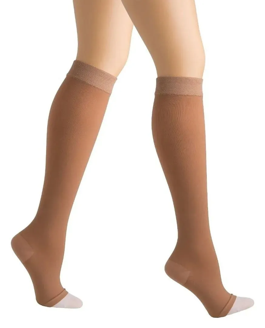 Activa Class 1 Below Knee Compression Support Stockings  (Pair) Open or Closed Toe