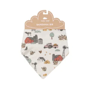 AD Bandana Bib - Hay Farmer Pink