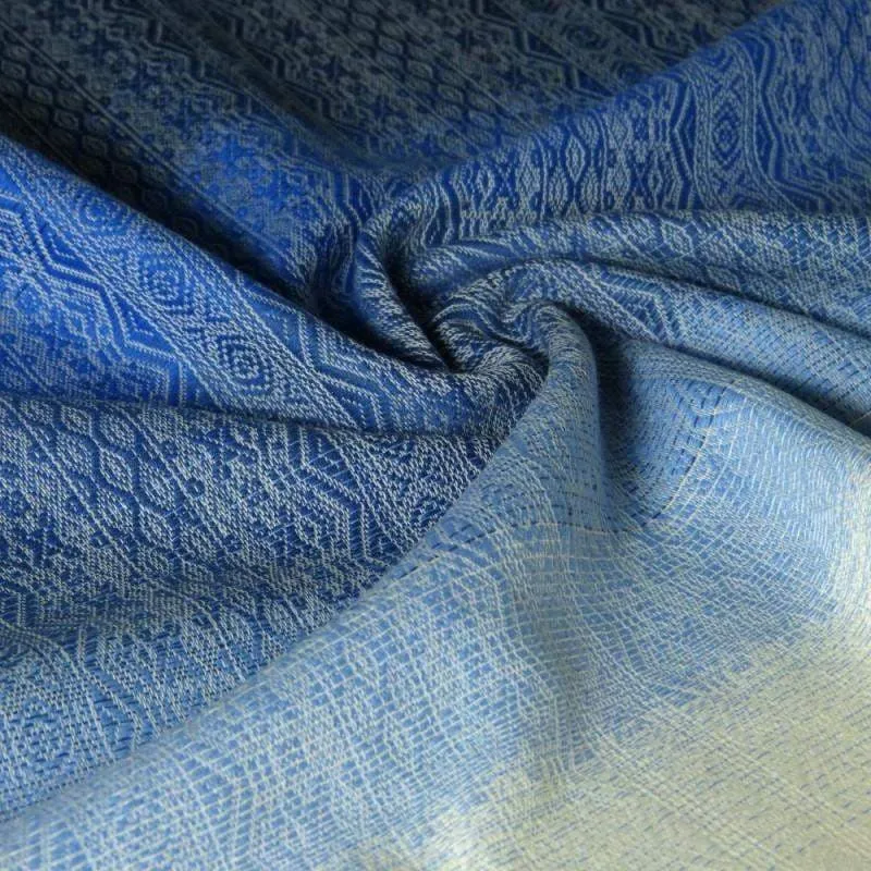 Ada Azzurite wool Woven Wrap by Didymos