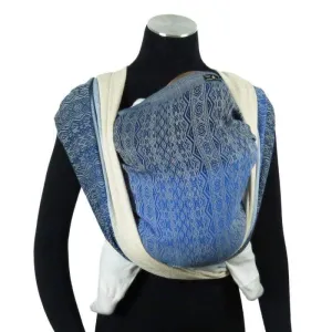 Ada Azzurite wool Woven Wrap by Didymos