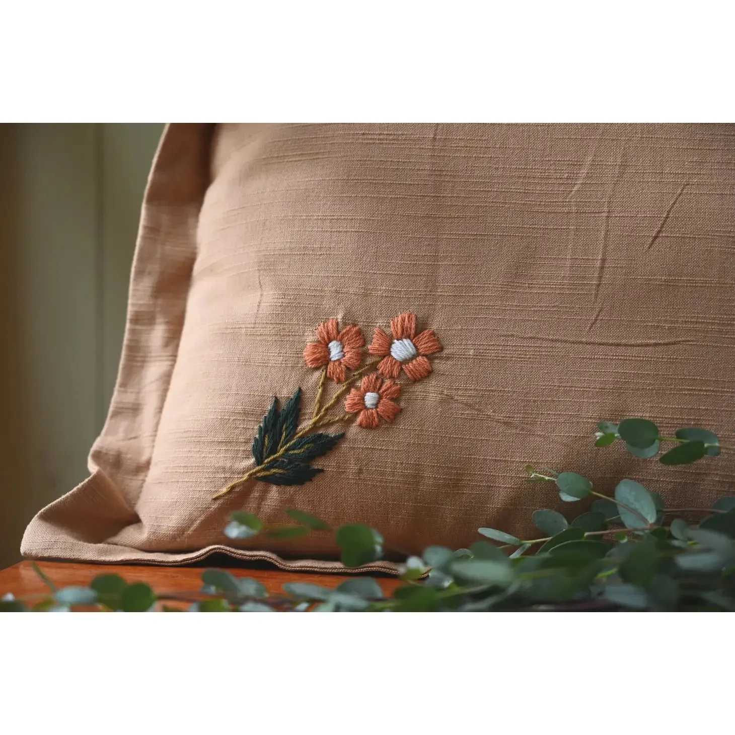 Ada Clare Pillow Cover (Rose)