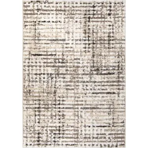 Adagio 8240 Griddle White Rug