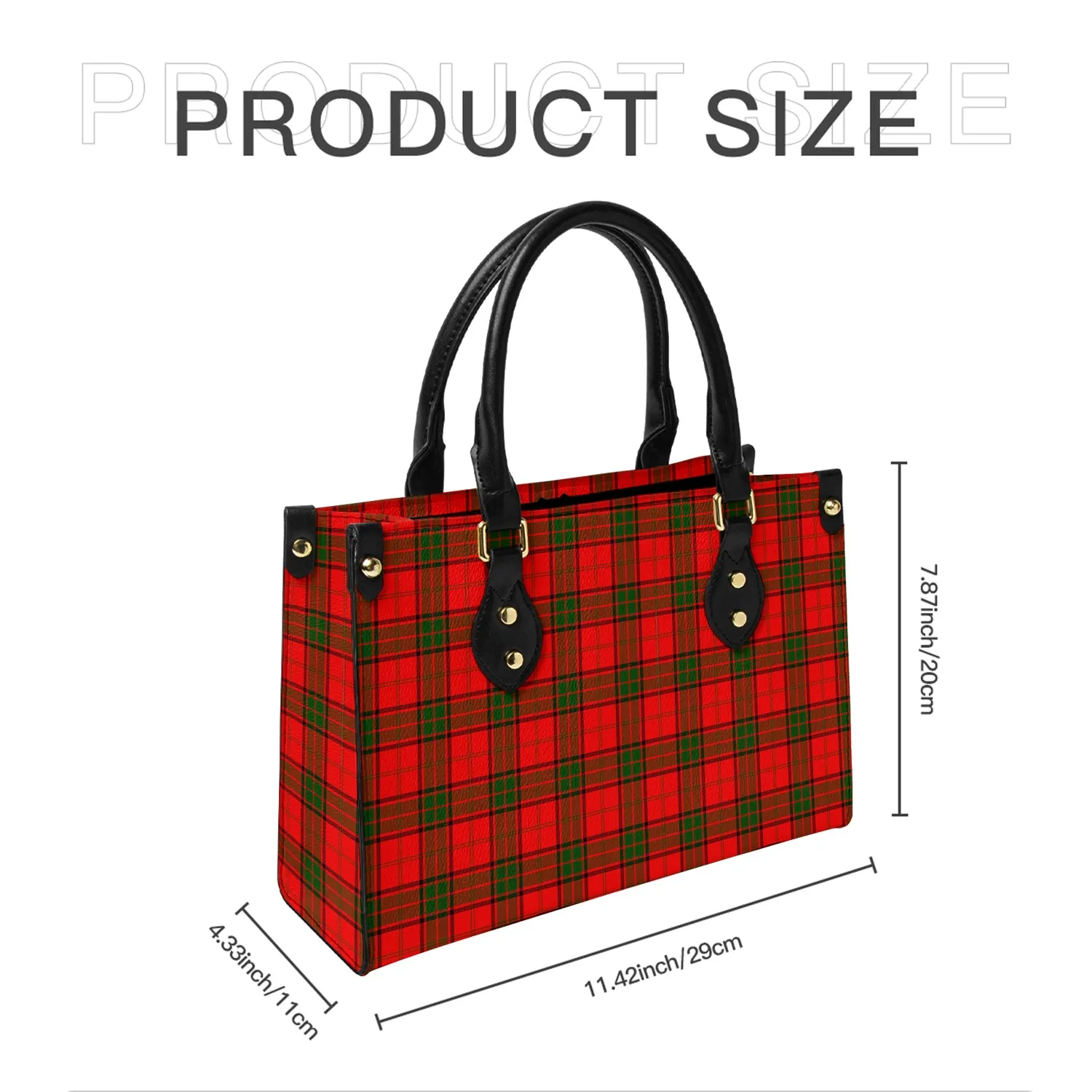 Adair Tartan Leather Bag