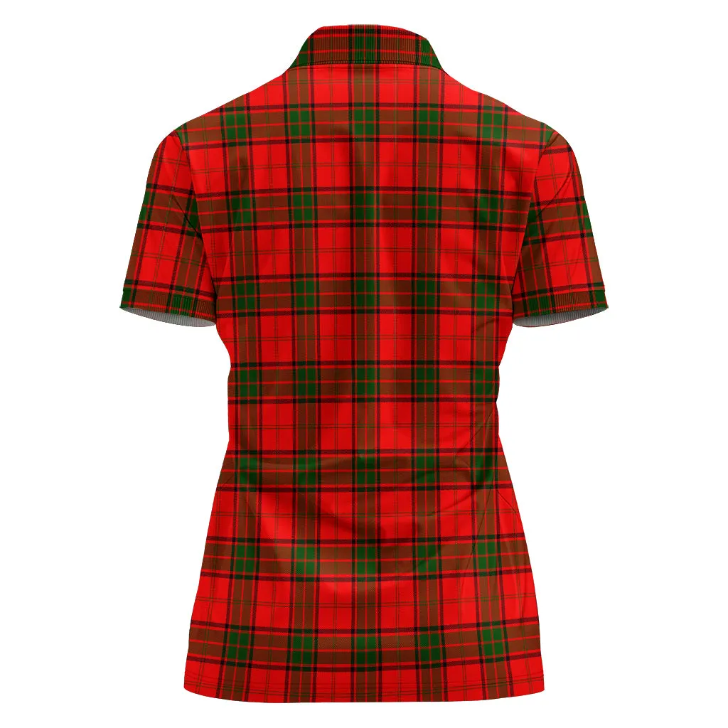 Adair Tartan Polo Shirt For Women