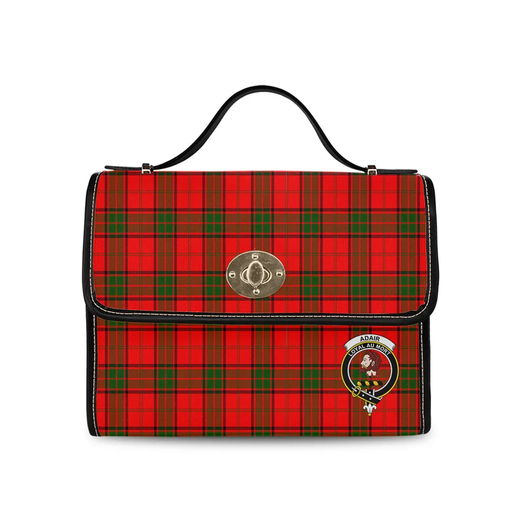 Adair Tartan Waterproof Canvas Bag with Family Crest