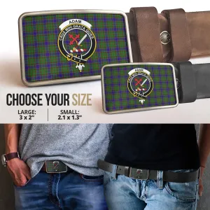 Adam Tartan Belt Buckles with Family Crest