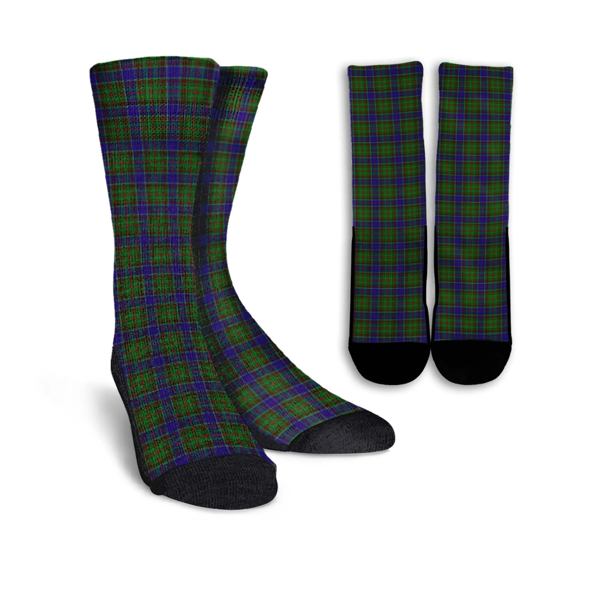 Adam Tartan Crew Socks