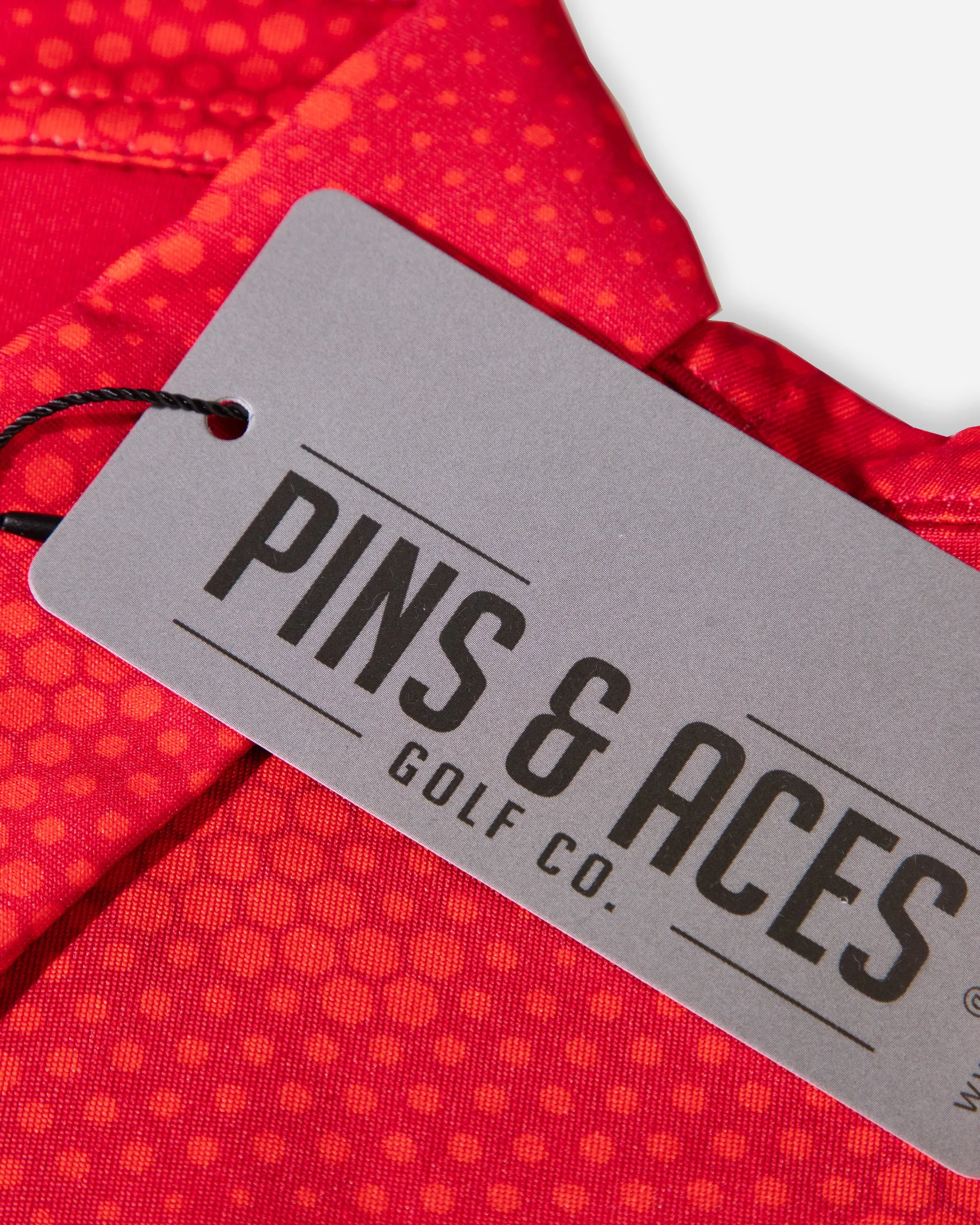 Adam's x Pins & Aces Red Camo Polo