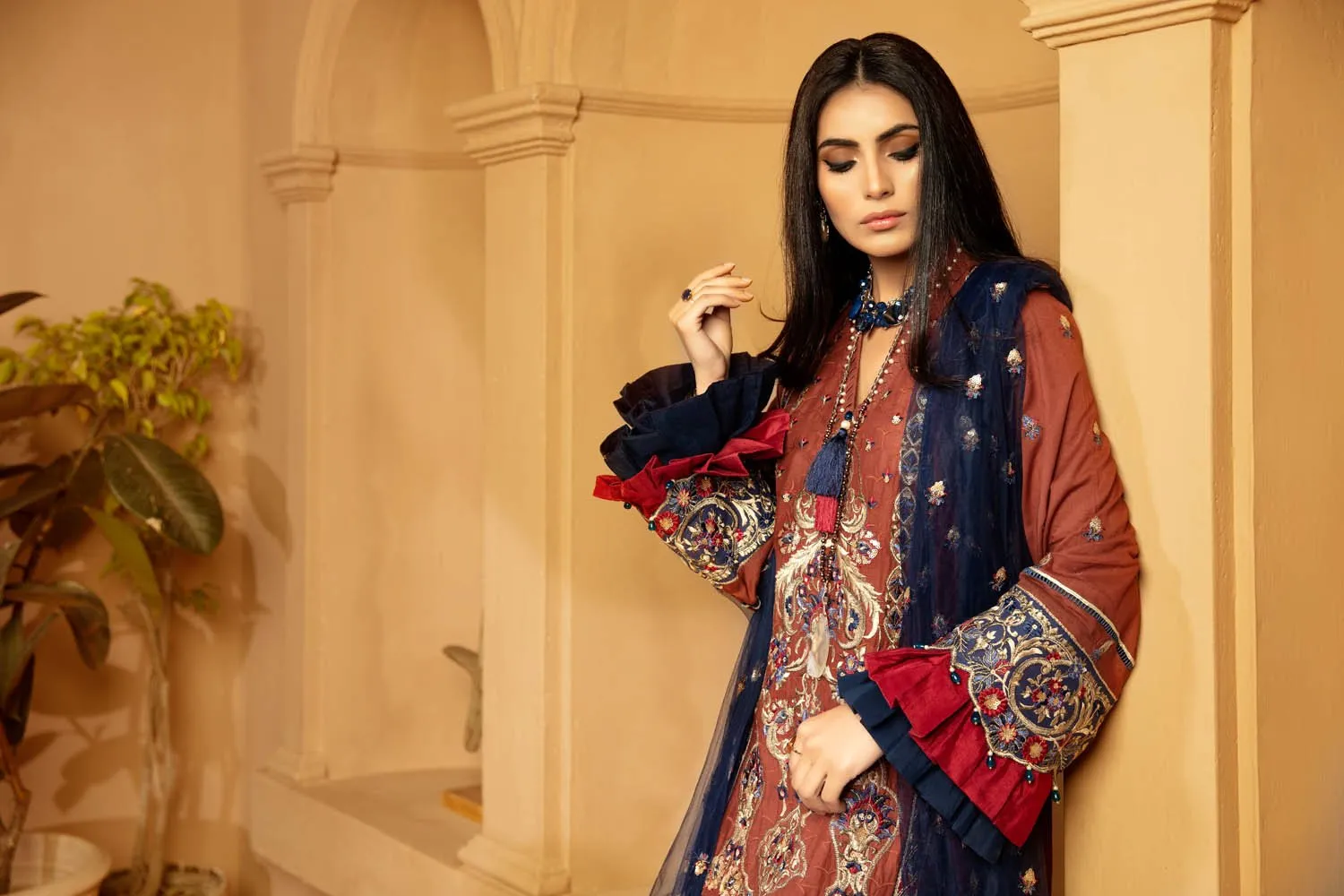 Adan's Libas Schiffli Embroidered Lawn Collection Chapter 2 – Enchanting Allure