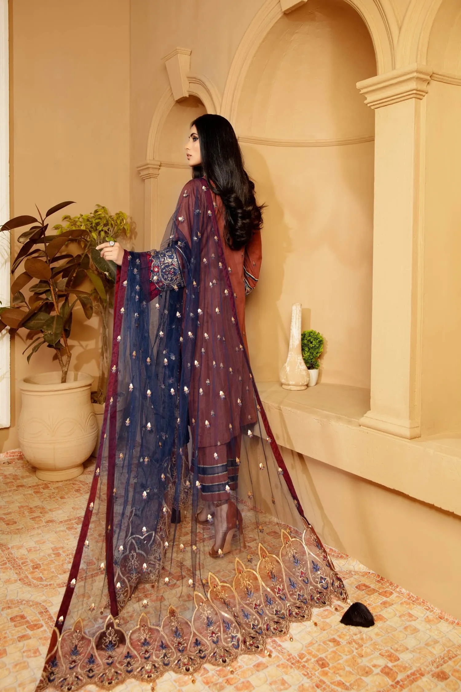 Adan's Libas Schiffli Embroidered Lawn Collection Chapter 2 – Enchanting Allure