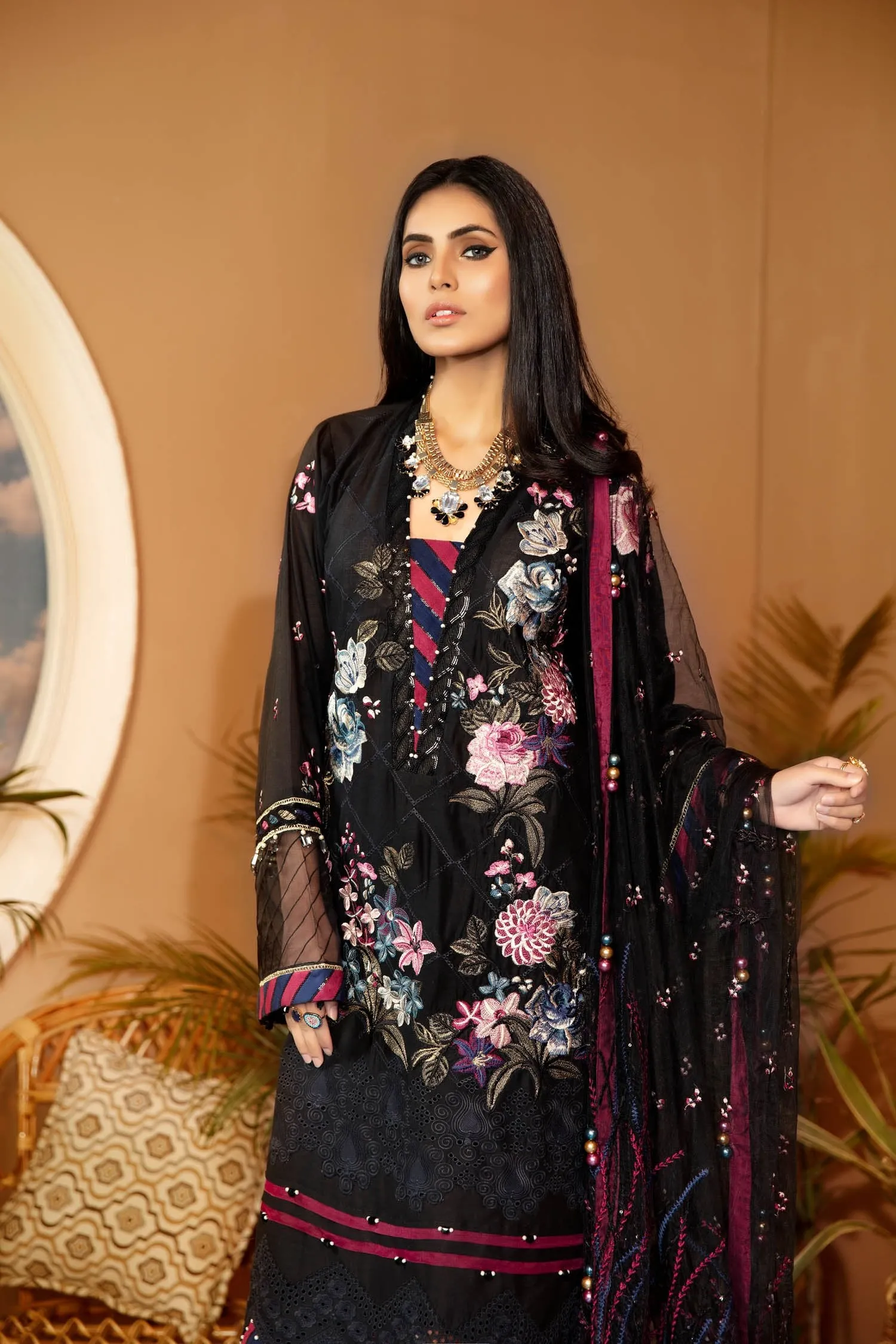 Adan's Libas Schiffli Embroidered Lawn Collection Chapter 2 – Mystical Glimpse