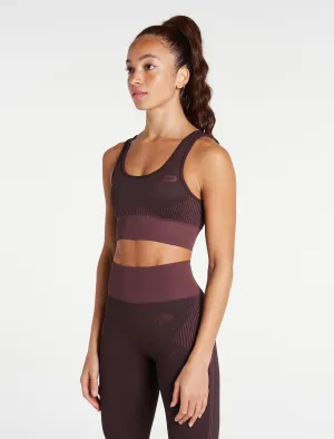 ADAPT Seamless Sports Bra - Black Cherry