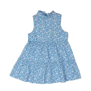 Addison Blue and White Floral Dress