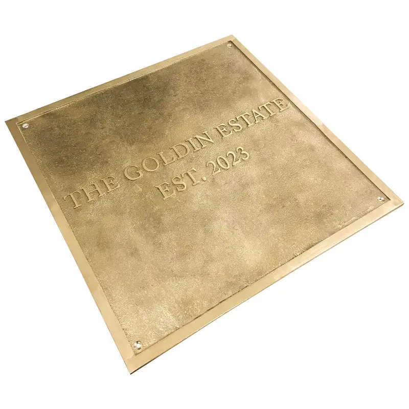 Address Brass Plaque Plate ABP149