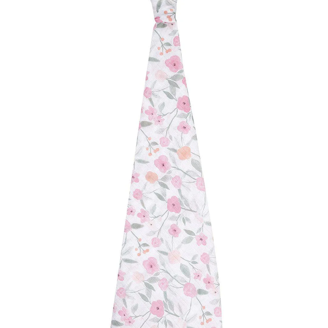 aden   anais Single Muslin Swaddle - Mon Fleur - Garden Party