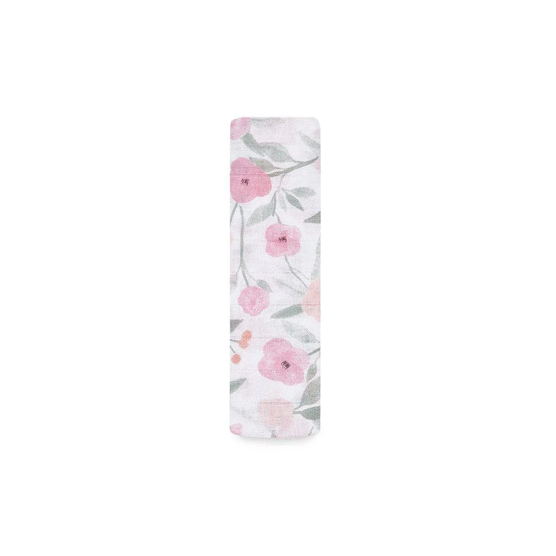 aden   anais Single Muslin Swaddle - Mon Fleur - Garden Party