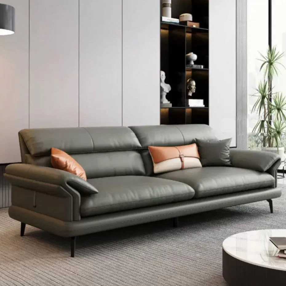 Adena Leather Sofa