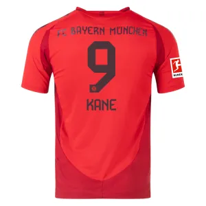 adidas Bayern Munich Authentic Harry Kane Home Jersey w/ Bundesliga Patch 24/25 (Red)