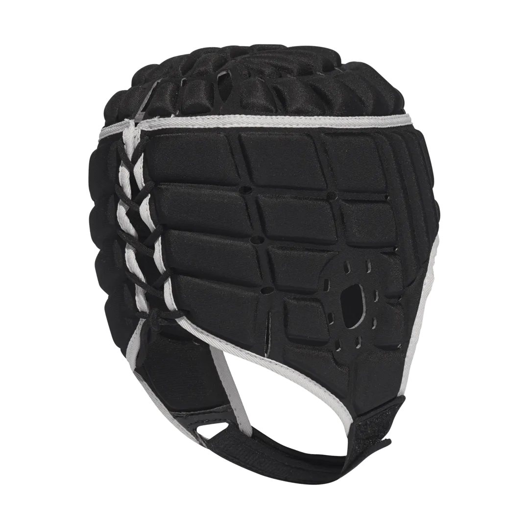 adidas Black/Matte Silver Rugby Scrum Cap Head Guard