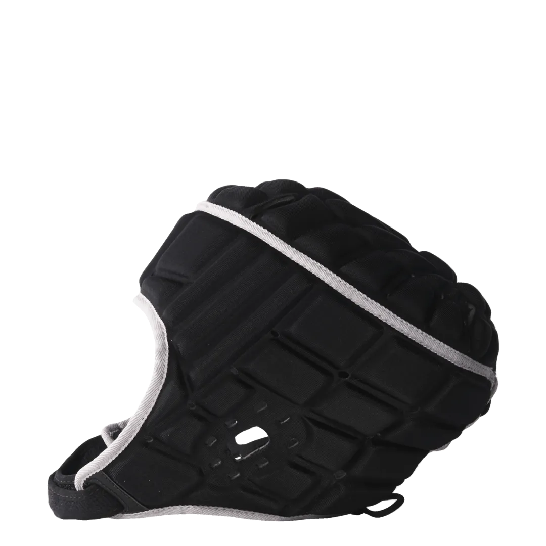 adidas Black/Matte Silver Rugby Scrum Cap Head Guard