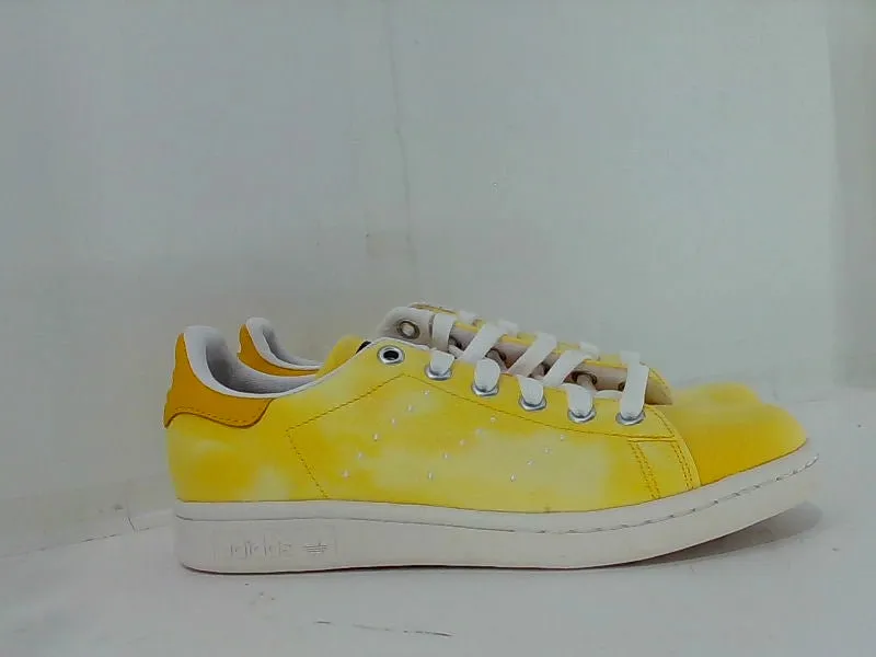 Adidas Boys Stan Smith Yellow Sneakers Size 4 Pair Of Shoes